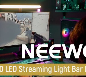 NEEWER TL40 Multipurpose Linear LED Fill Light for Streaming, Video Conferencing, and Content Creation