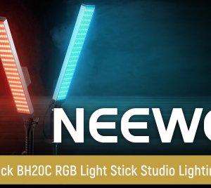 NEEWER BH20C RGB Video Light Sticks with Tripod for Photography and Videography