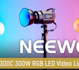 NEEWER FS300C High-Power LED Studio Light for Photography, YouTube, TikTok, Streaming, and Professional Filming