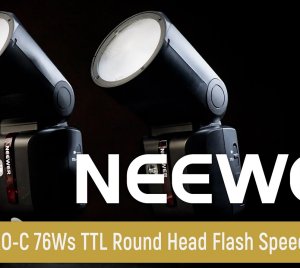 NEEWER Z2PRO-C Speedlight Flash with Modeling Light for Canon/Nikon/Sony/Fujifilm Cameras