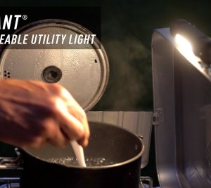 Nite Ize Radiant® Rechargeable Utility Light with Magnetic Mount and Dual LED Task Lights for Mechanics, Contractors, and Technicians