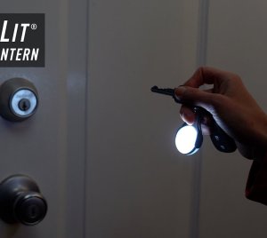 Nite Ize MoonLit Micro Lantern  - USB Rechargeable LED Light with Carabiner for Outdoor Adventures