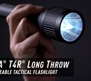 Nite Ize INOVA T4R Long Throw Tactical Flashlight for Search and Rescue, Outdoor, and Emergency Use