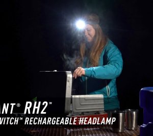 Nite Ize Radiant RH2 PowerSwitch Rechargeable Headlamp with Dual Spot & Flood Beams