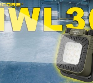 NITECORE NWL30 3-in-1 Outdoor Work Light with White/Red LEDs, Mosquito Repeller & Power Bank