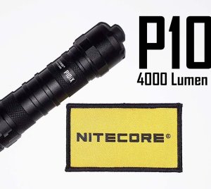 Nitecore P10iX Tactical Flashlight with USB-C Rechargeable Battery and IP68 Waterproof Rating