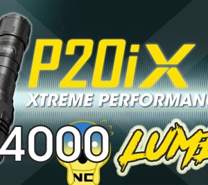 Nitecore P20iX Tactical Flashlight – Compact, Rechargeable, Impact Resistant, Rechargeable LED Torch