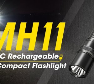 Nitecore MH11 Waterproof LED Flashlight for Outdoor, Tactical, EDC, and Emergency Use