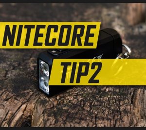 Nitecore TIP2 Rechargeable Everyday Carry Keychain Flashlight with Detachable Clip