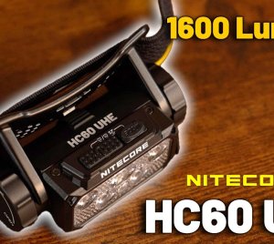 Nitecore HC60 UHE Rechargeable LED Headlamp for Hiking, Running, and Emergency Use