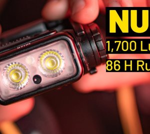 Nitecore NU45 LED Headlamp with Proximity Sensor for Camping, Hiking, Night Running, and Work