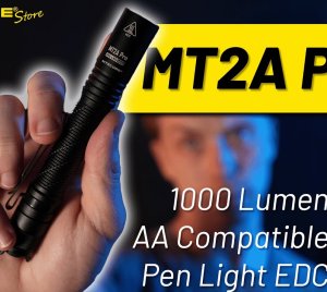 Nitecore MT2A Pro Rechargeable EDC Flashlight for Everyday Carry and Outdoor Use
