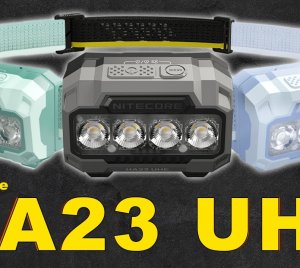 Nitecore HA23 UHE LED Headlamp for Outdoor Adventures, Night Running, Emergency Use, and Everyday Carry