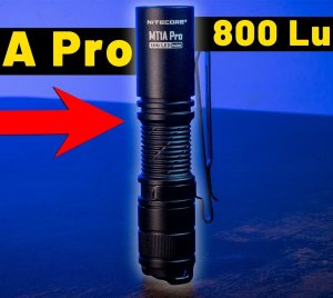 Nitecore MT1A Pro Compact EDC Flashlight with IP68 Waterproof Design and ATR Regulation