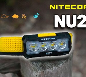 Nitecore NU27 Running/Hiking LED Headlamp With Adjustable Beam and Multi Color Temperatures