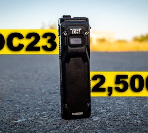 Nitecore EDC23 Slim Flat Tactical EDC Flashlight with Long Runtime and Impact Resistance