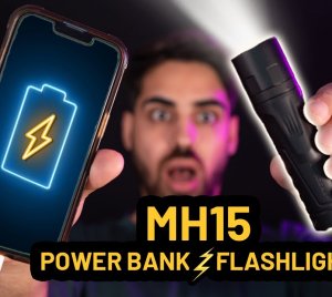 Nitecore MH15 Rechargeable EDC Flashlight with Power Bank for Hiking & Survival