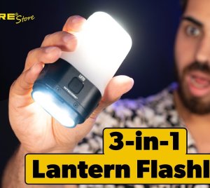 Nitecore LR70 3-in-1 Rechargeable Lantern Flashlight for Camping, Hiking, Emergencies