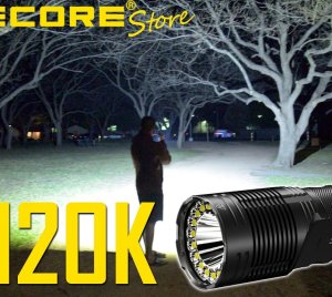Nitecore TM20K Tactical LED Flashlight for Outdoor, Self-Defense, Outdoor Adventures, and Industrial Use