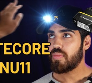 Nitecore NU11 Rechargeable Clip-On Cap Light with Motion Sensor for Camping, Fishing, Hiking, and Jogging