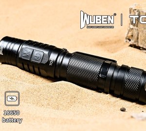 Wuben TO40R Outdoor LED Flashlight - High Brightness, Multi-Mode, Waterproof, and Corrosion Resistant