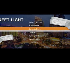 20-240W LED Street Light, High Light Efficacy for Highway, Roadway, Solar Energy System & Smart City Lighting