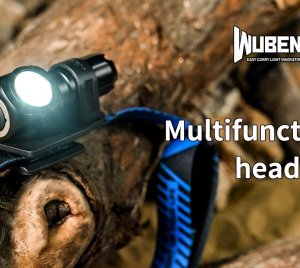 Wuben H5 Clip-On Flashlight with Headlamp Function for Work, Outdoor, Emergency & Everyday Carry