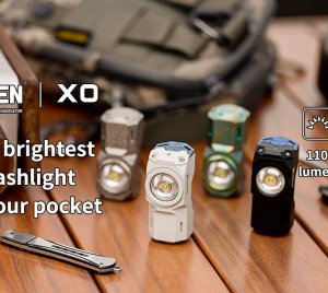 Wuben X0 Knight Mini EDC Flashlight - High Lumen Pocket Flashlight with Flip Switch and Waterproof Design
