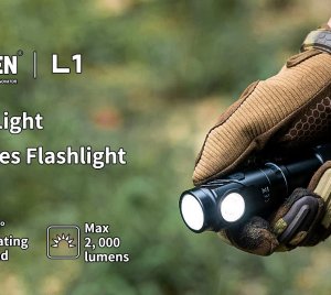 Wuben L1 Waterproof LED Flashlight with Magnetic Tailcap and Dual Light Sources for Camping, Hiking, and Emergencies