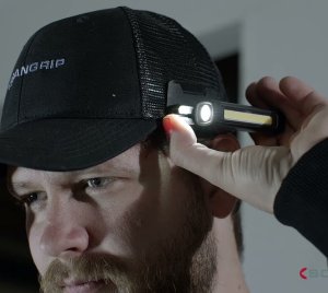 SCANGRIP Wearable LED Work Light with Headlamp, Clip Light & Magnetic Flashlight in One