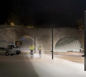 Lumenicon Column Outdoor LED Lighting for Urban Nightscapes and Public Spaces
