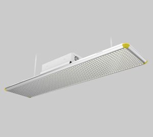 Classroom LED Pendant Light with Integrated Air Sterilization Module and Prismatic Anti-Glare Design