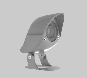Pixel-Controlled White LED Spotlight with Bird-Inspired Design for Outdoor Building Accent and Landscape Lighting
