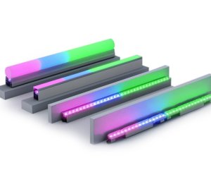 Direct View Color-Changing Modular Linear LED Fixture for Dynamic Architectural Facade Lighting