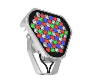 RGBW/RGBA Color Changing Architectural LED Floodlight and Spotlight with DMX, Art-Net, and DALI Control Compatibility