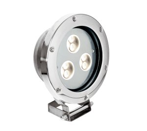 Submersible LED Fountain Light with PWM Dimming and Marine Grade 316 Stainless Steel Housing