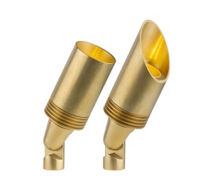 Outdoor LED Spotlight with Rugged Brass Construction for Landscape Accent Lighting