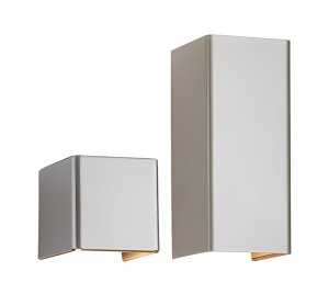 Architectural LED Wall Sconce with Up/Down Lighting and RGBW Color-Changing Capability