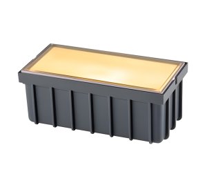 Drive-Over In-Grade LED Landscape Lighting Fixture with Integrated LED Driver, Pre-Installation Kit
