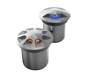 Side-Emitting Marker Light for Pathways, Pedestrian Areas, and Low-Speed Traffic Zones with IP68 and IK10 Rating