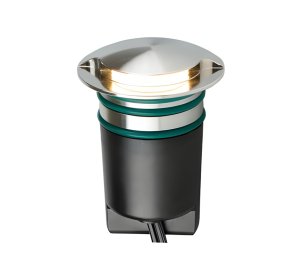 Compact Recessed LED Luminaire for In-Ground and Wall-Mounted Installations with DMX/DALI/0-10V Dimming