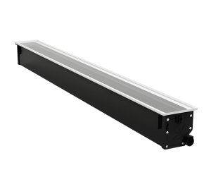 Linear Inground LED Fixture with RGBA, RGBW, Tunable White, and Static White Options for Continuous Run Outdoor Installations