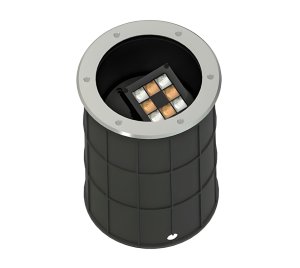 Tunable White DMX LED Inground Lighting Fixture for Landscape and Architectural Applications