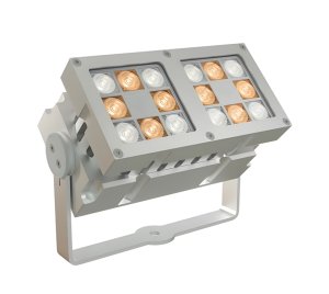 Tunable White Outdoor LED Floodlight with DMX and Casambi Wireless Control
