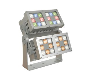 DMX RGBW/RGBA LED Floodlight for Dynamic Architectural and Event Lighting