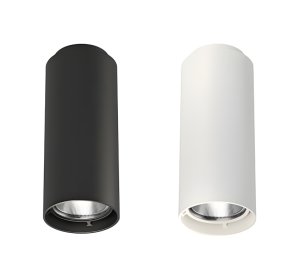 Surface-Mount LED Downlight with Bluetooth Casambi, DMX512, and DALI Dimming Compatibility