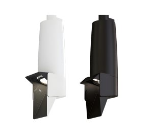 Track Mount LED Wall Washer with Asymmetrical Beam for Retail, Museum, and Hospitality Spaces
