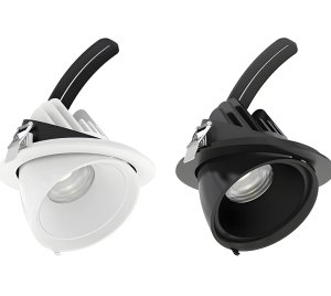 Adjustable LED Downlight with Up to 98 CRI and Smart Control (DALI, DMX, Casambi)