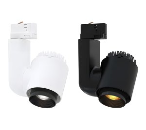 Tunable White LED Spotlight with Optical Zoom for Museum, Gallery, and Retail Lighting
