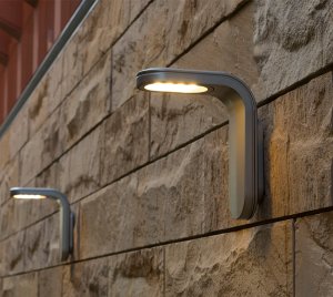 Torres Outdoor Wall Mount Light with Dimmable Driver and Minimalist Design for Urban Environments